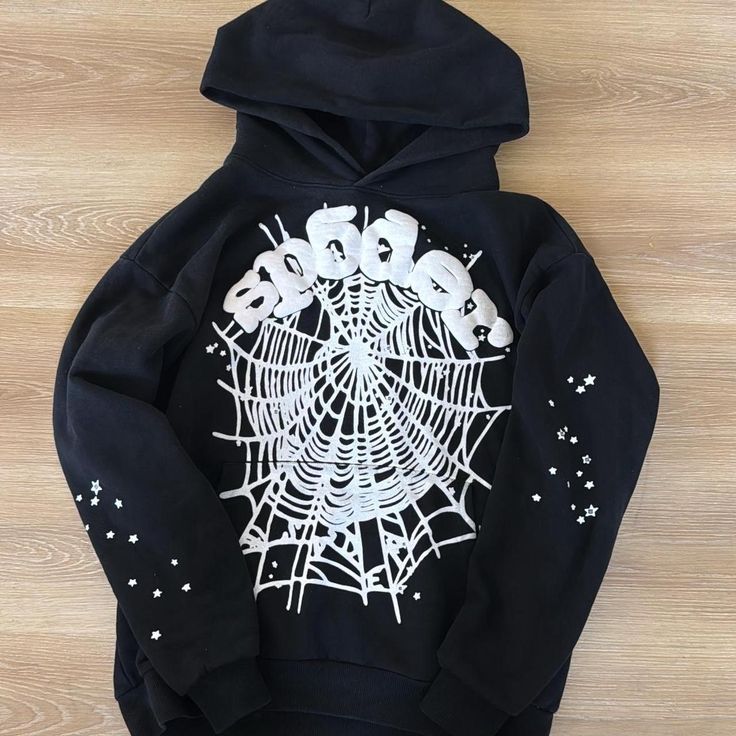 black sweatshirt