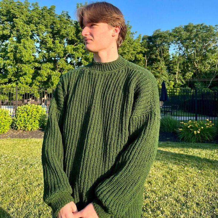 Crochet garment