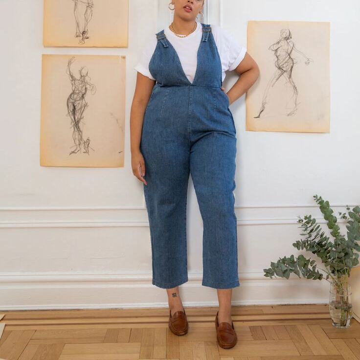 denim overalls
