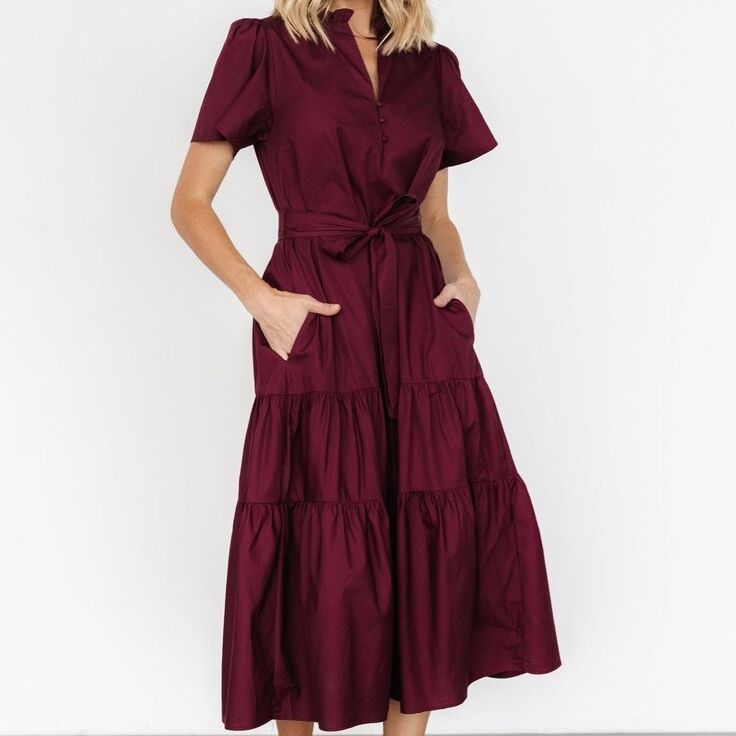 marsala dress