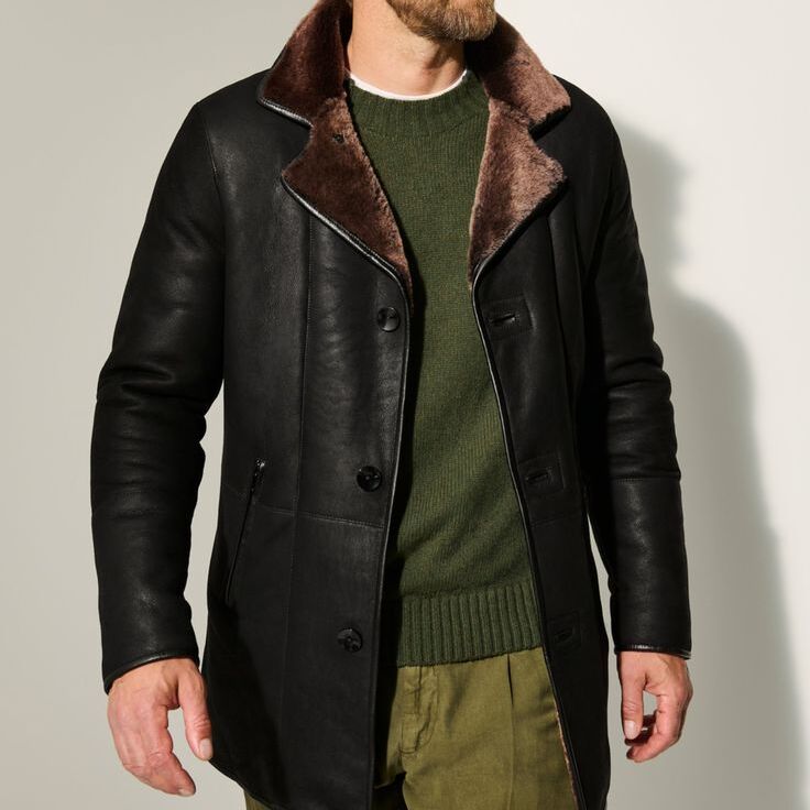 Shearling coat