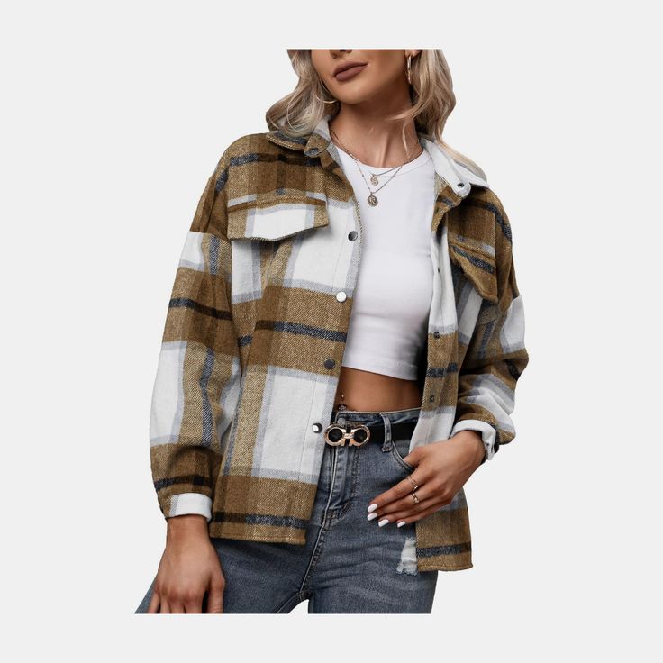 checked jacket