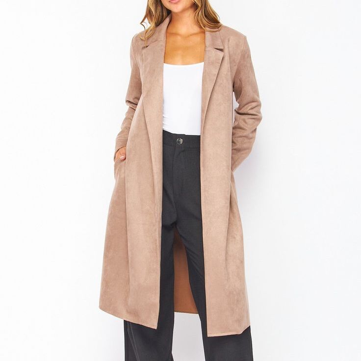 Suede leather jacket