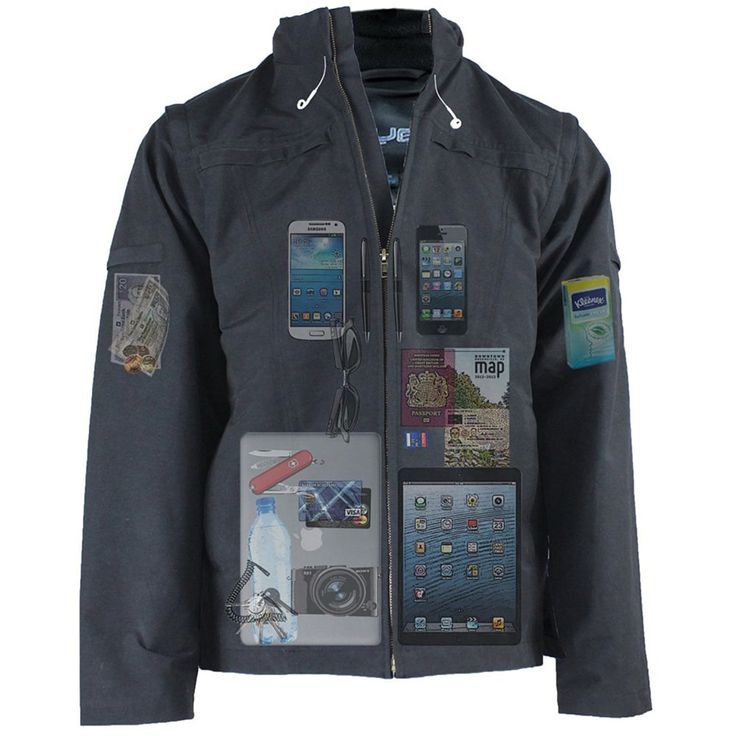 travel jacket with lots of pockets