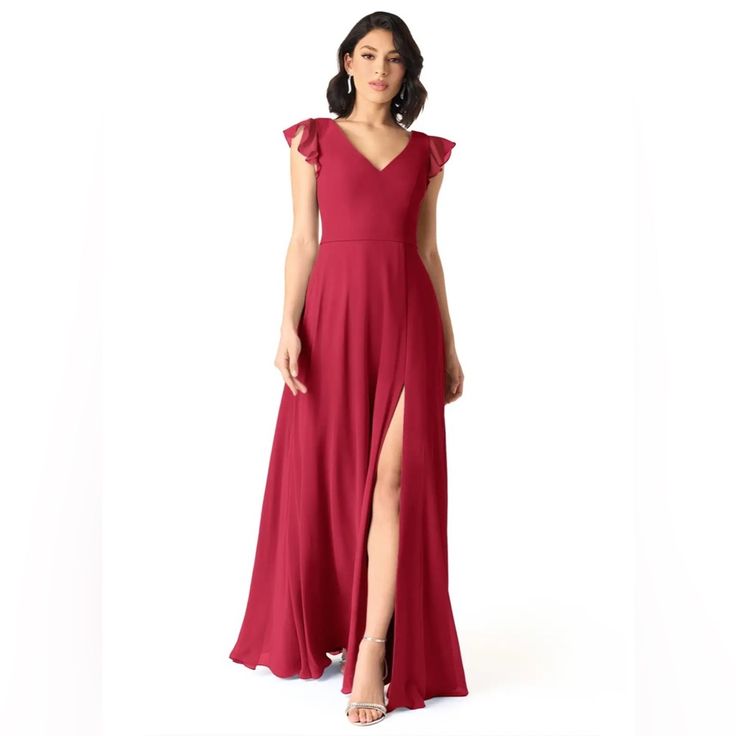red dress