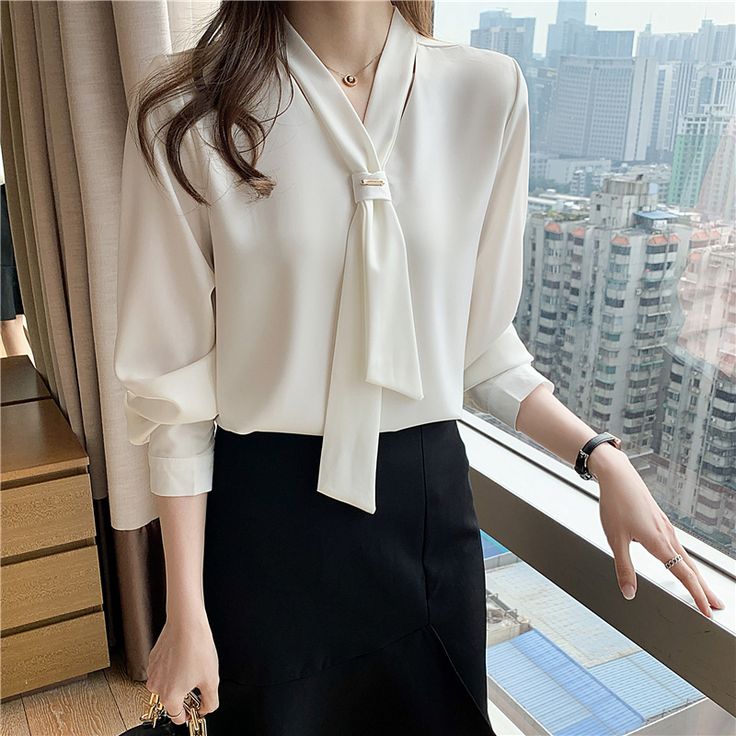 Light-colored blouses