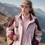 Hooded windproof coat
