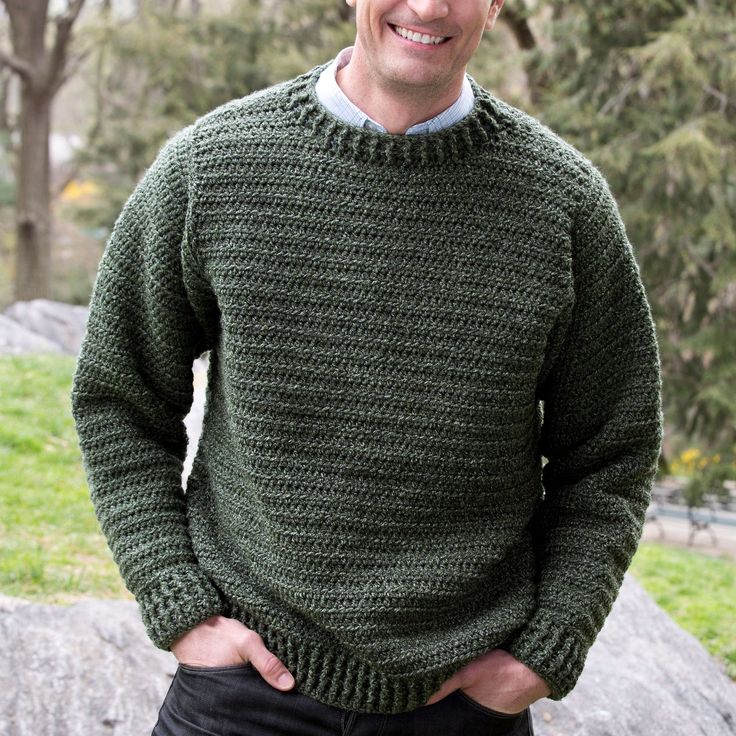 Crochet pullover