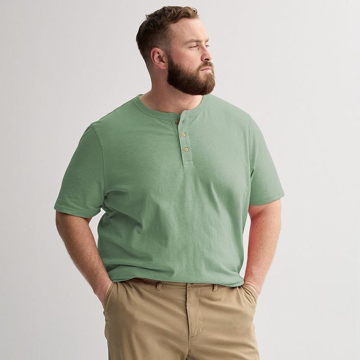 Men's pullover Henley