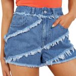 girls jean shorts