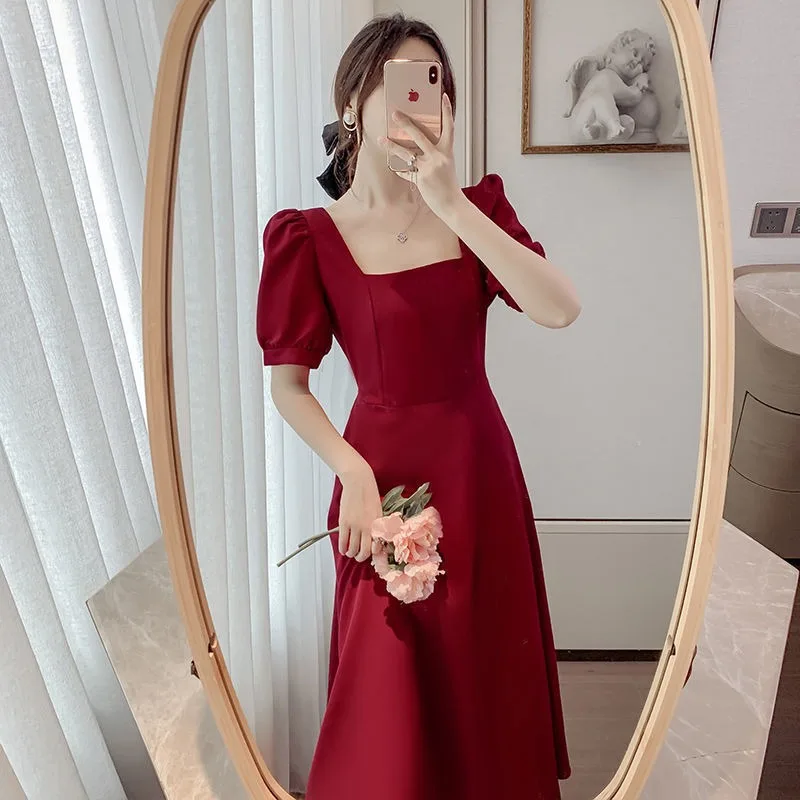 red sundresses