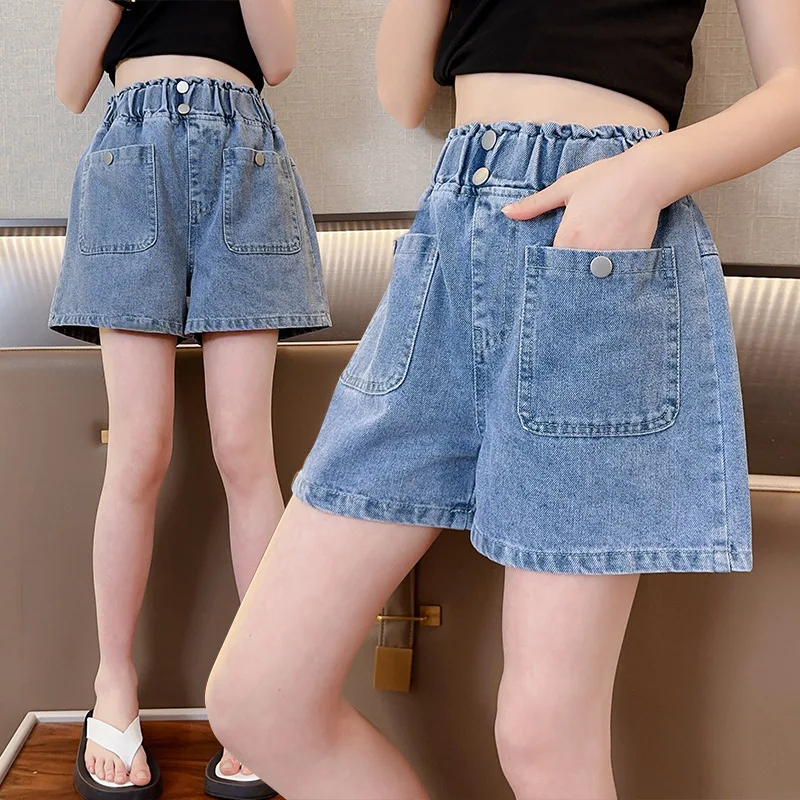 girls jean shorts