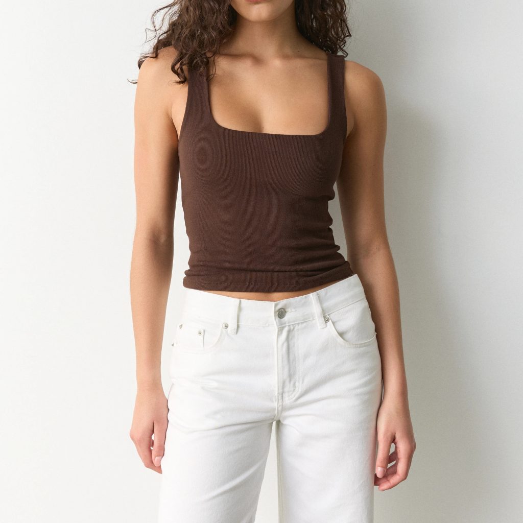 square neck tank top