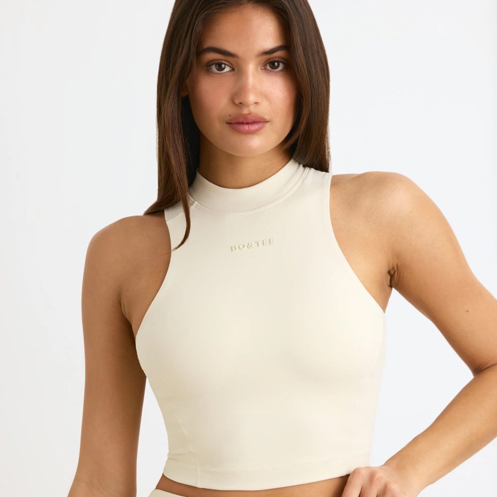 high neck tank top