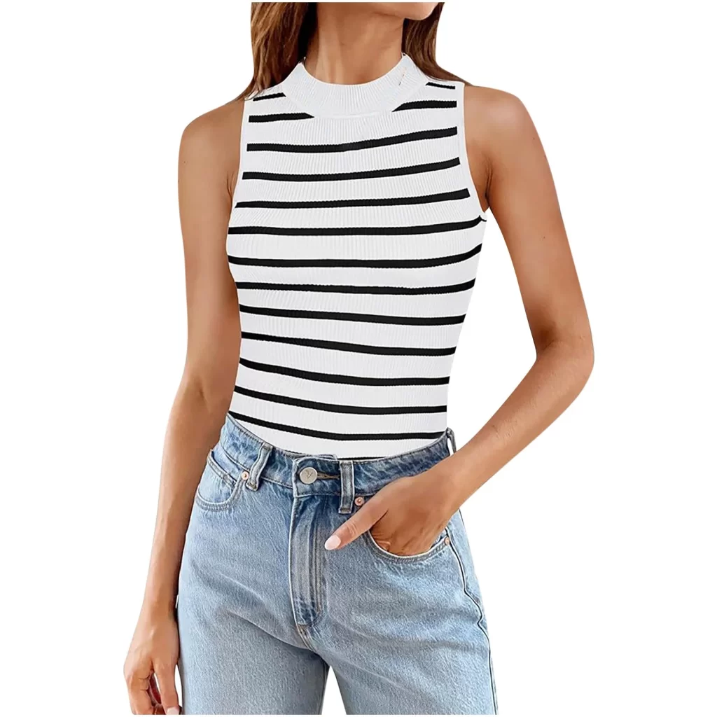 striped tank top