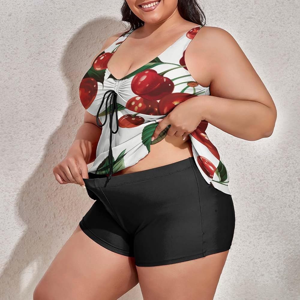 plus size swimsuits with shorts