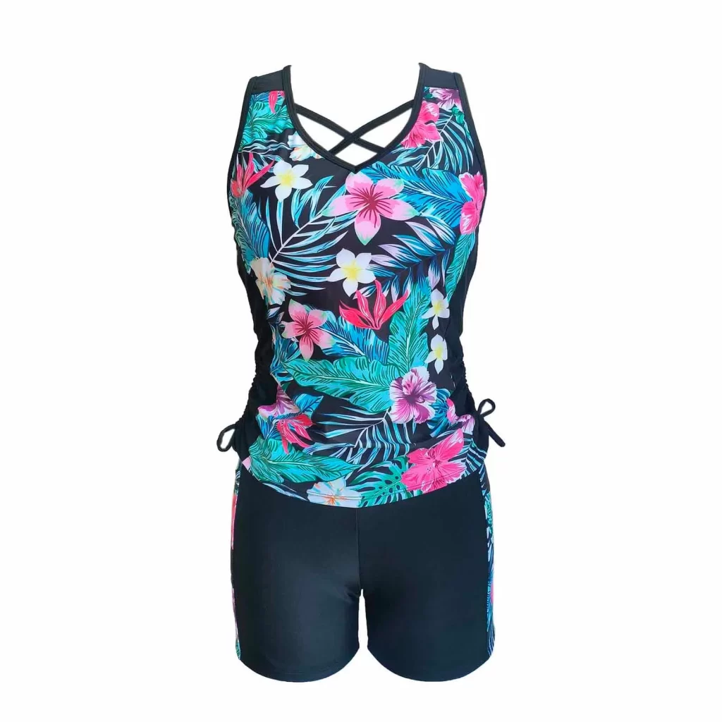 swimsuit with shorts