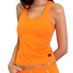 orange tank top
