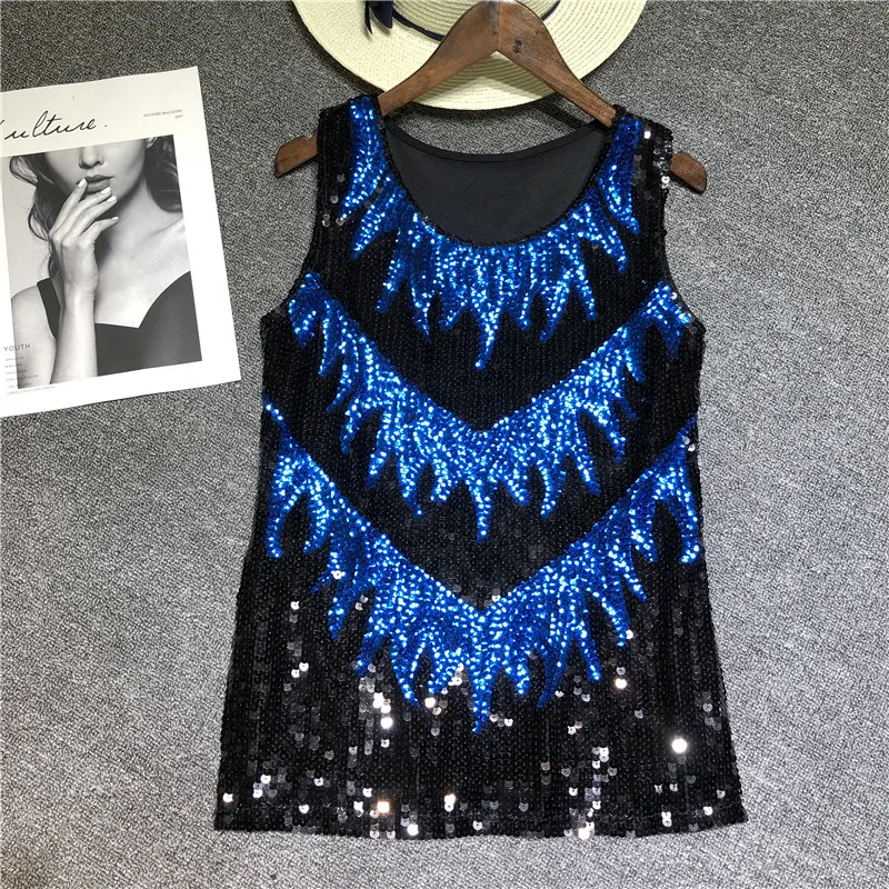 sequin tank top