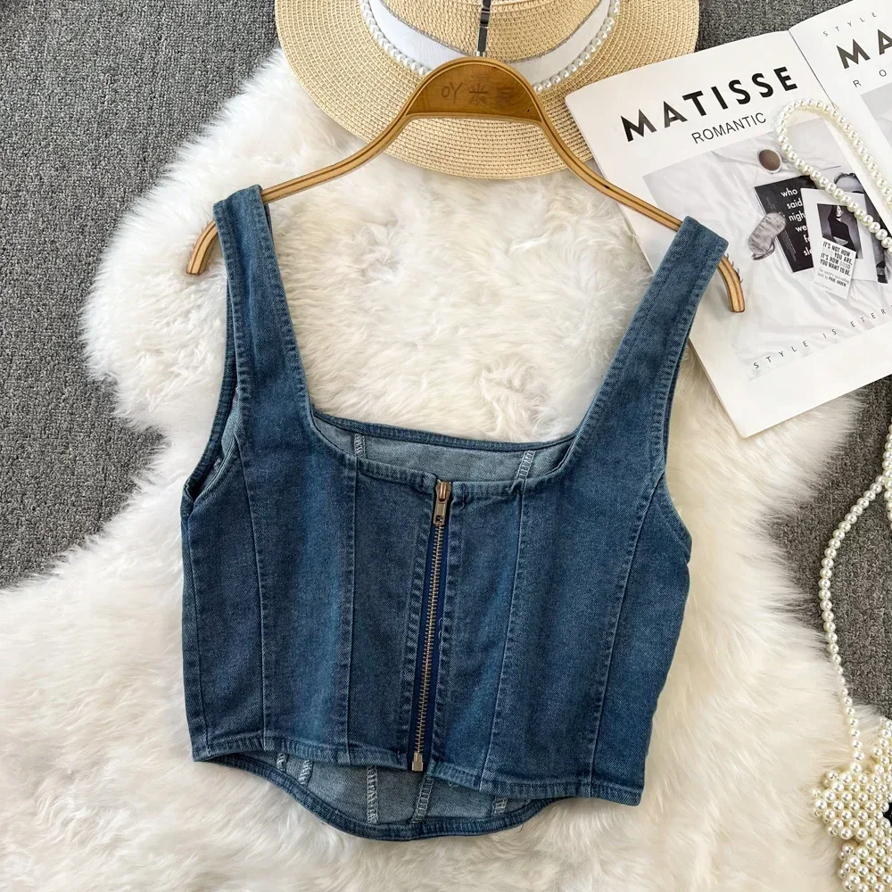denim tank top