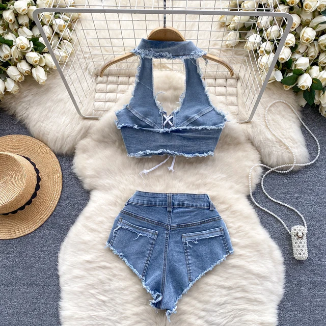 denim tank top