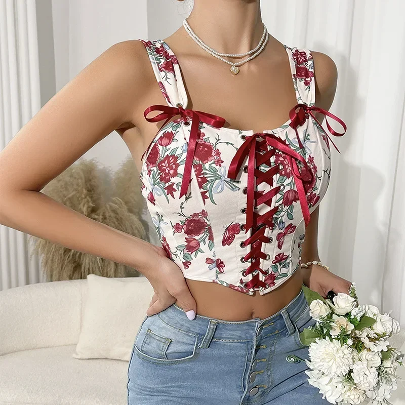 floral tank top
