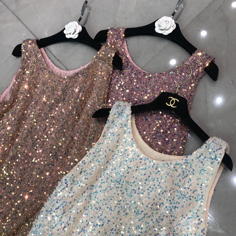 sequin tank top