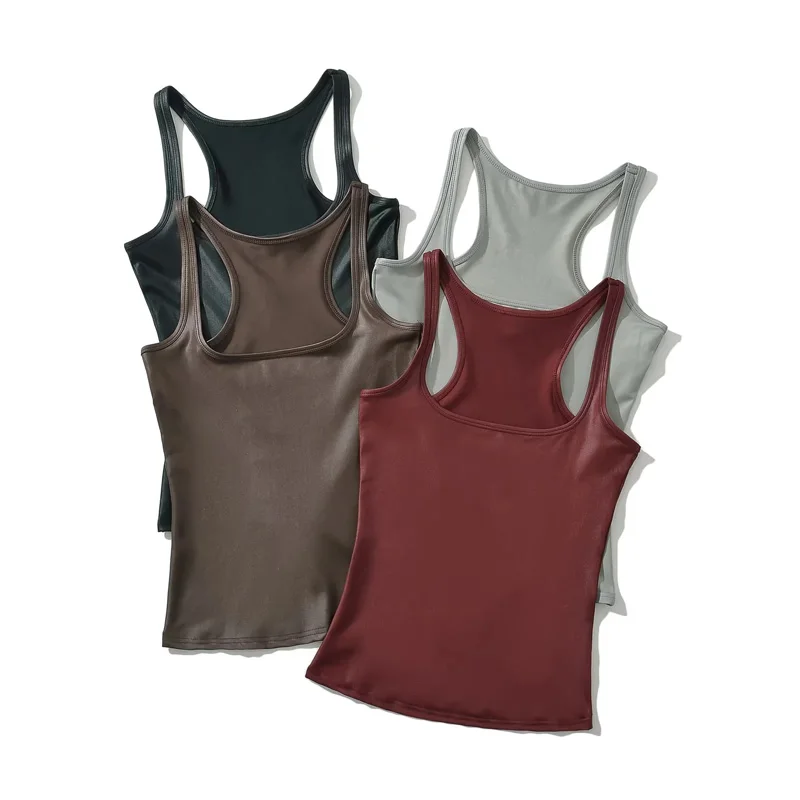 scoop neck tank top