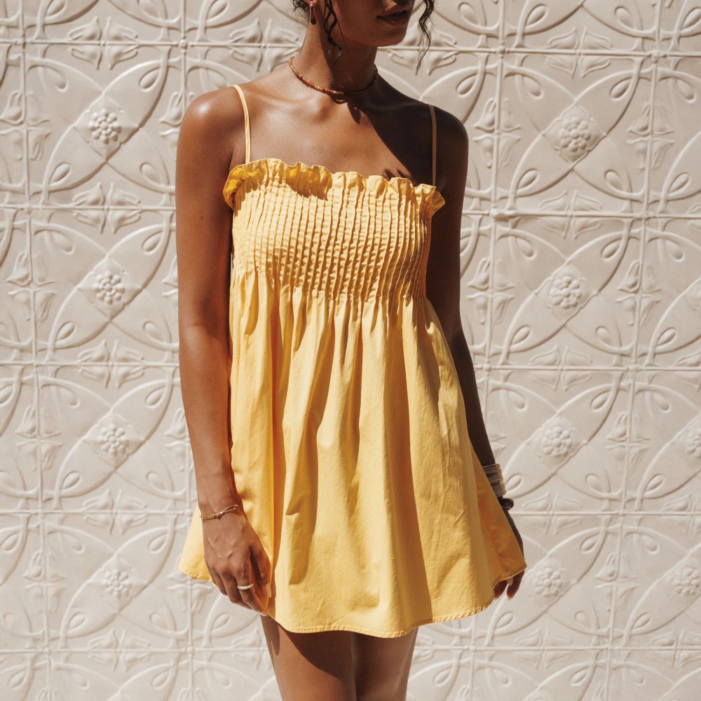 yellow sundresses