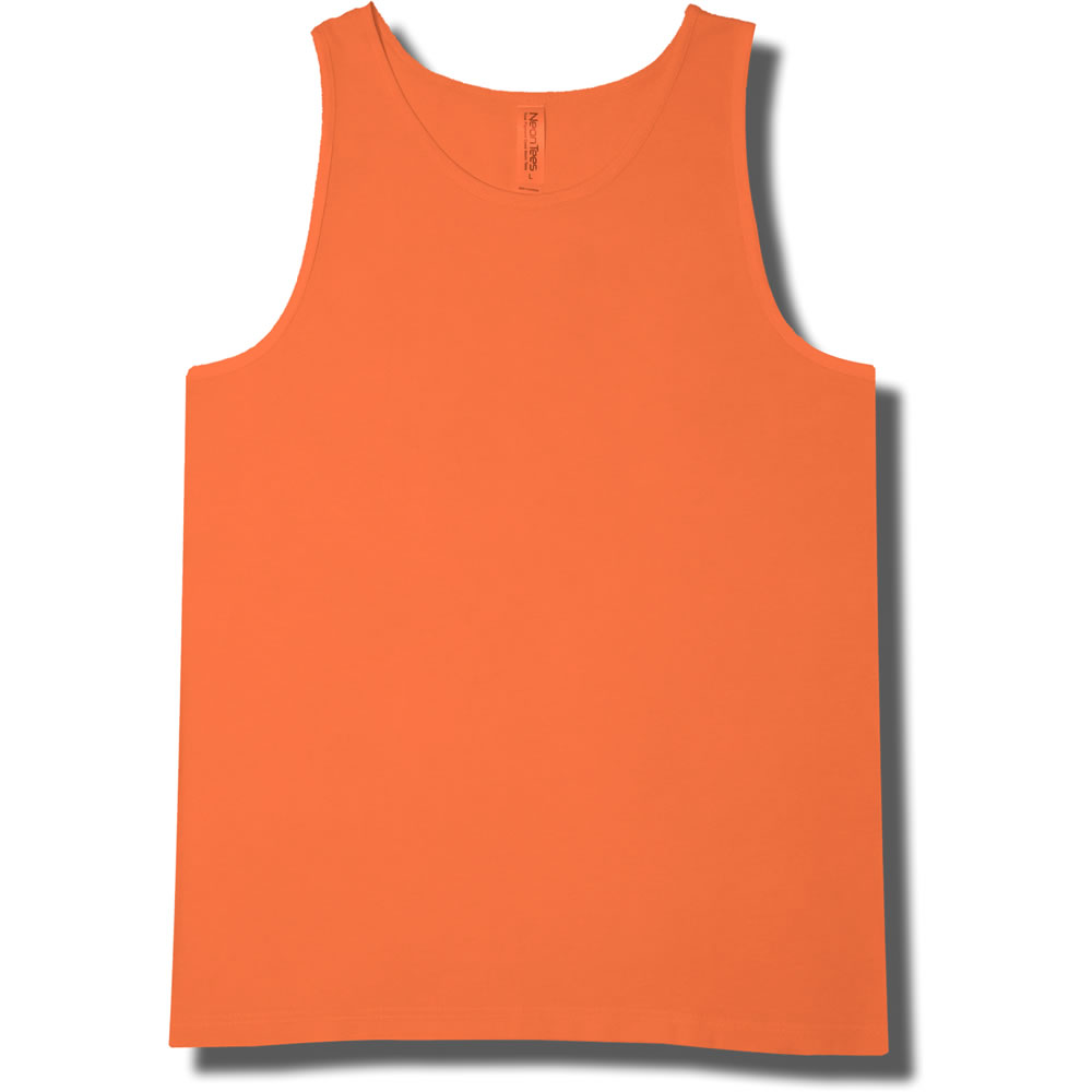 orange tank top