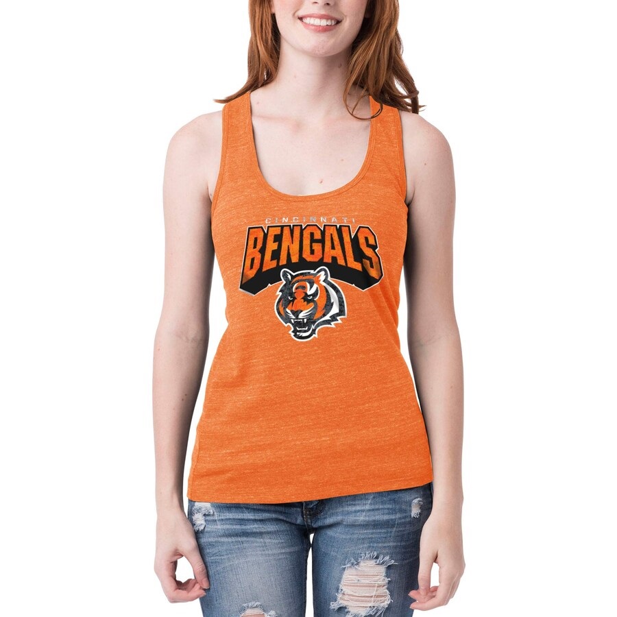 orange tank top