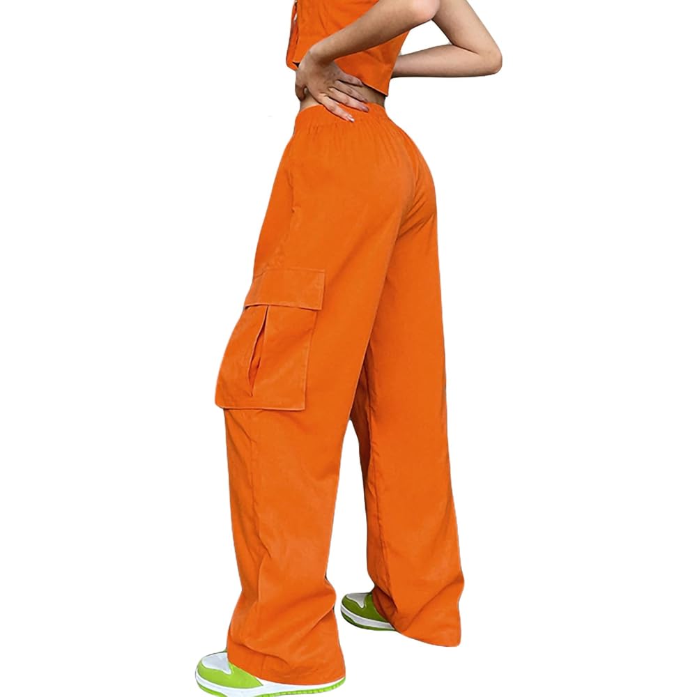 orange cargo pants