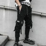 black cargo pants