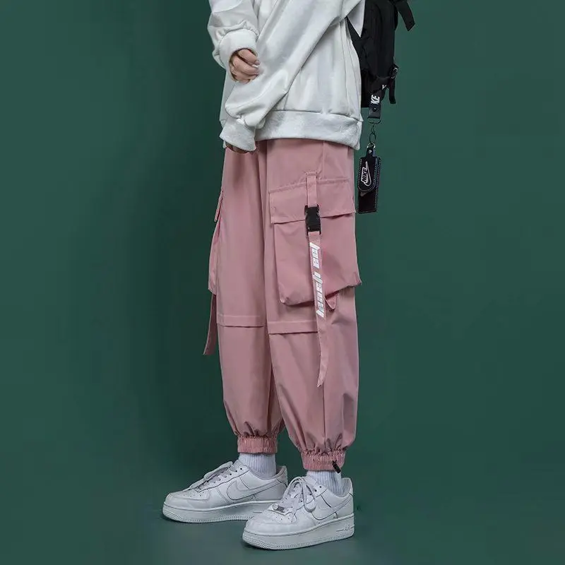 pink cargo pants