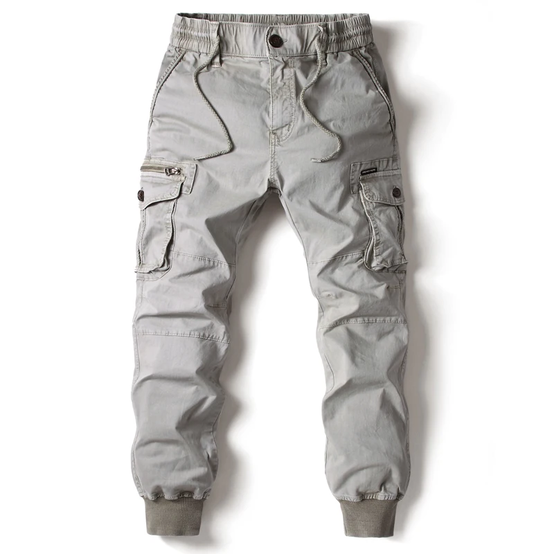 grey cargo pants