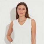 cream tank top