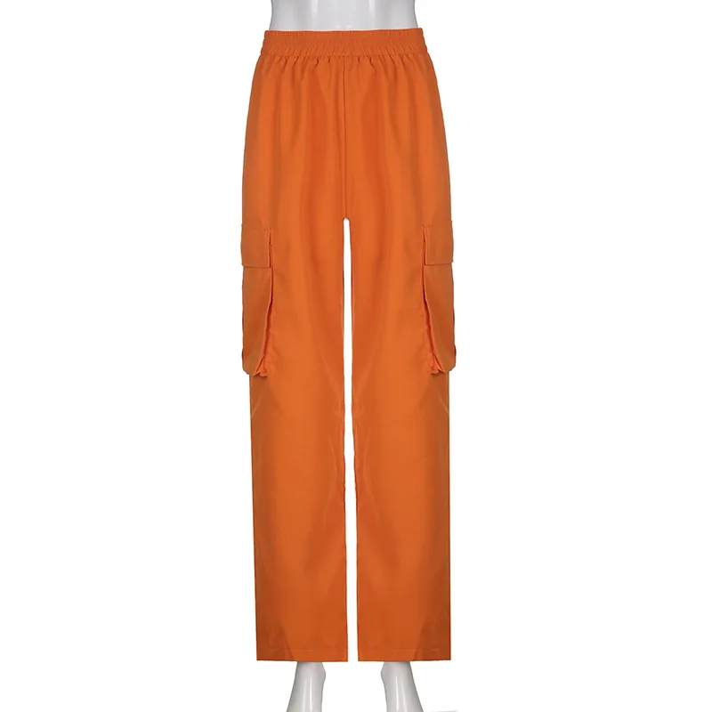 orange cargo pants