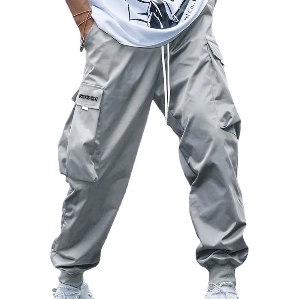 grey cargo pants