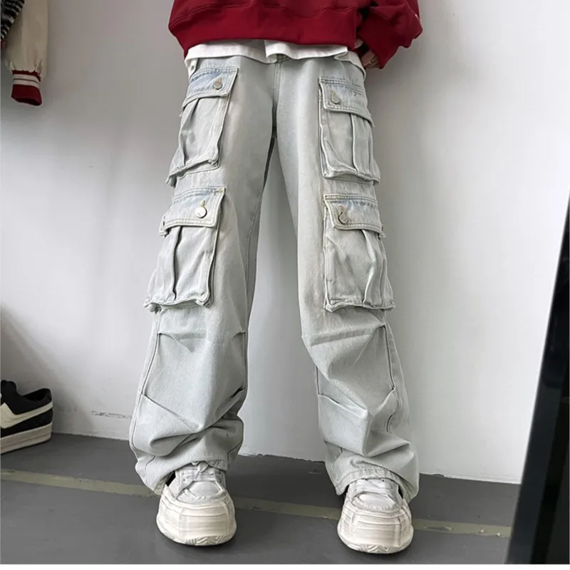 blue cargo pants