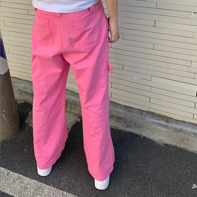 pink cargo pants