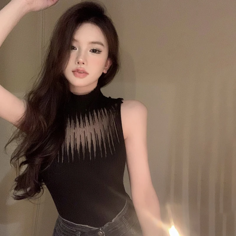 turtleneck tank top
