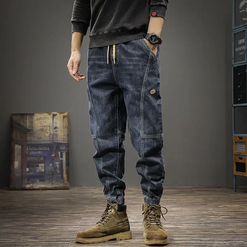 denim cargo pants