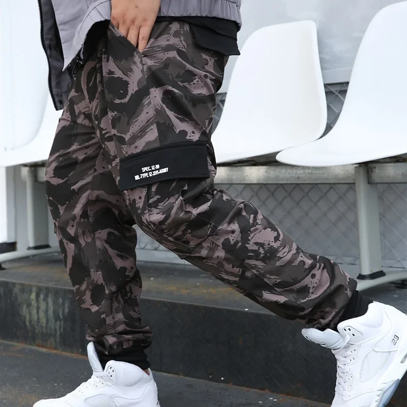 camo cargo pants