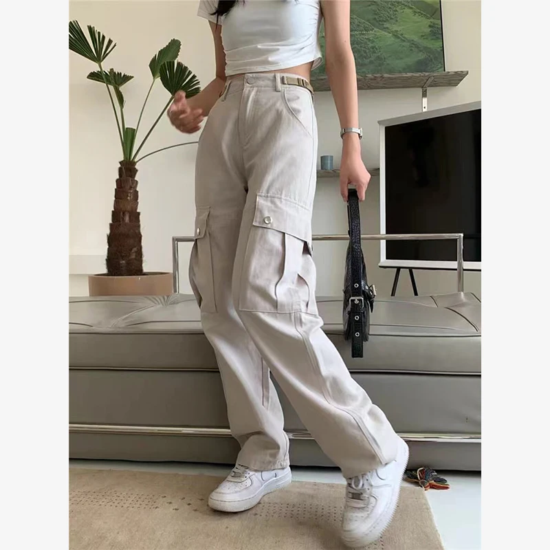 high waisted cargo pants