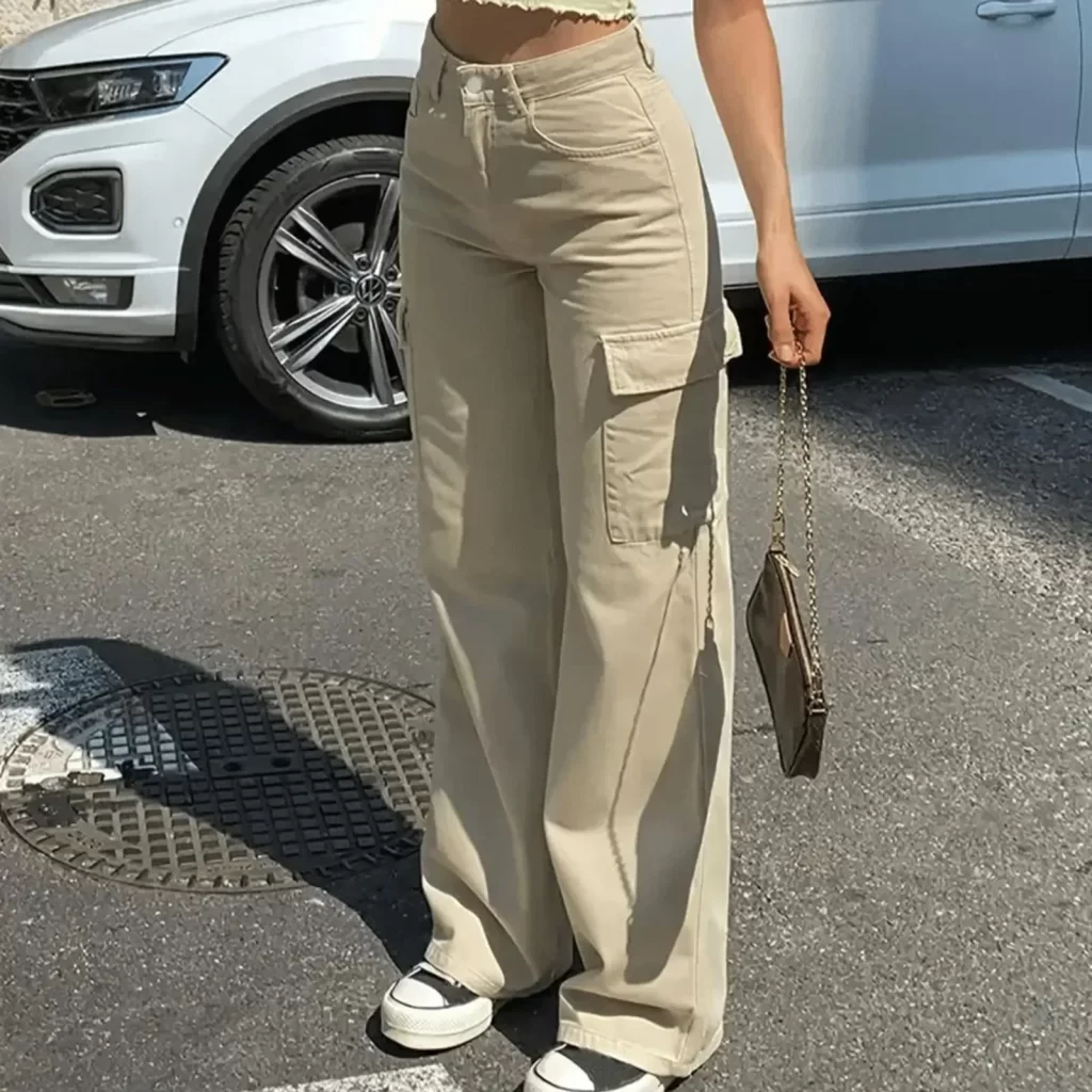 beige cargo pants