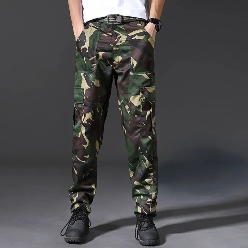camo cargo pants