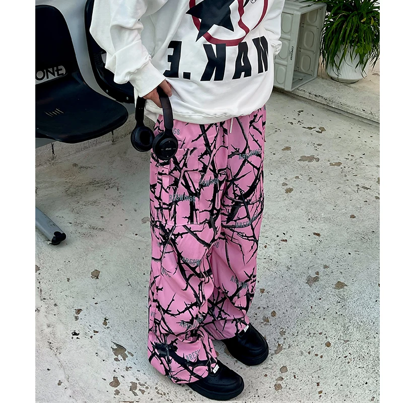 pink cargo pants