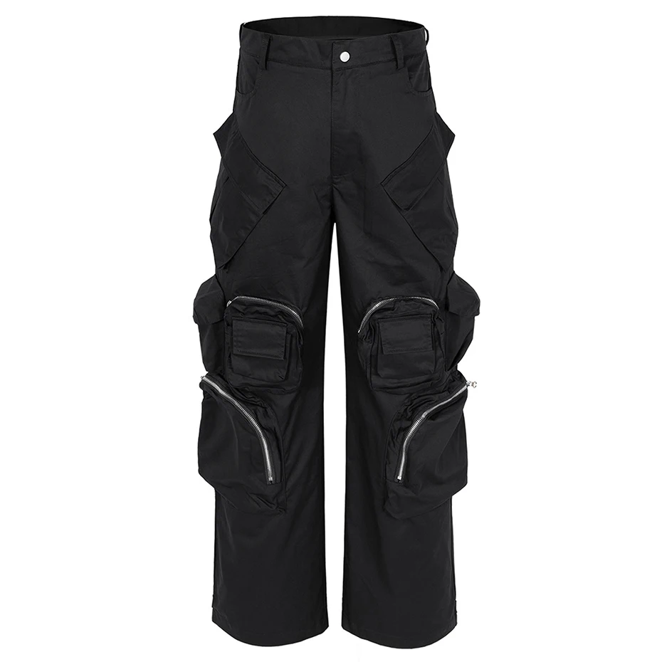 black cargo pants