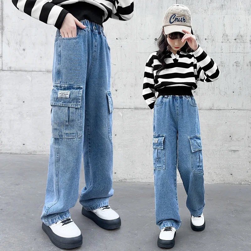 blue cargo pants