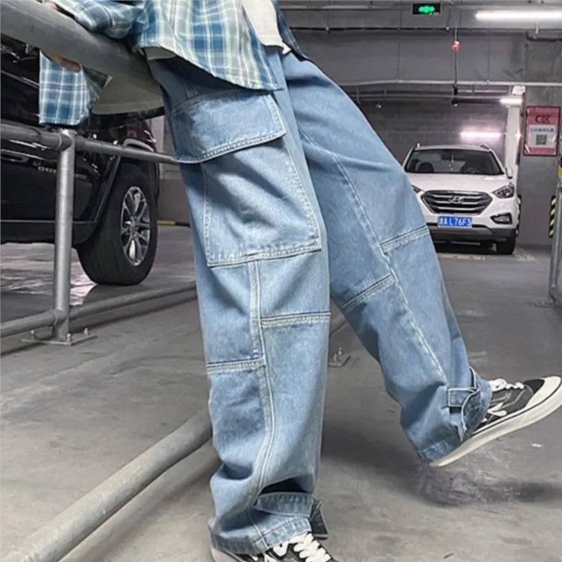 denim cargo pants